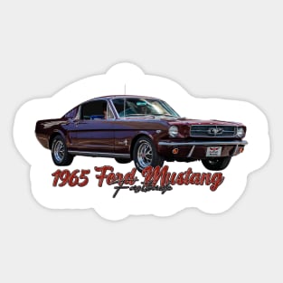 1965 Ford Mustang Fastback Sticker